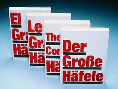 “Der Große Häfele”nin İngilizce, Fransızca Ve İspanyolca ilk baskıları